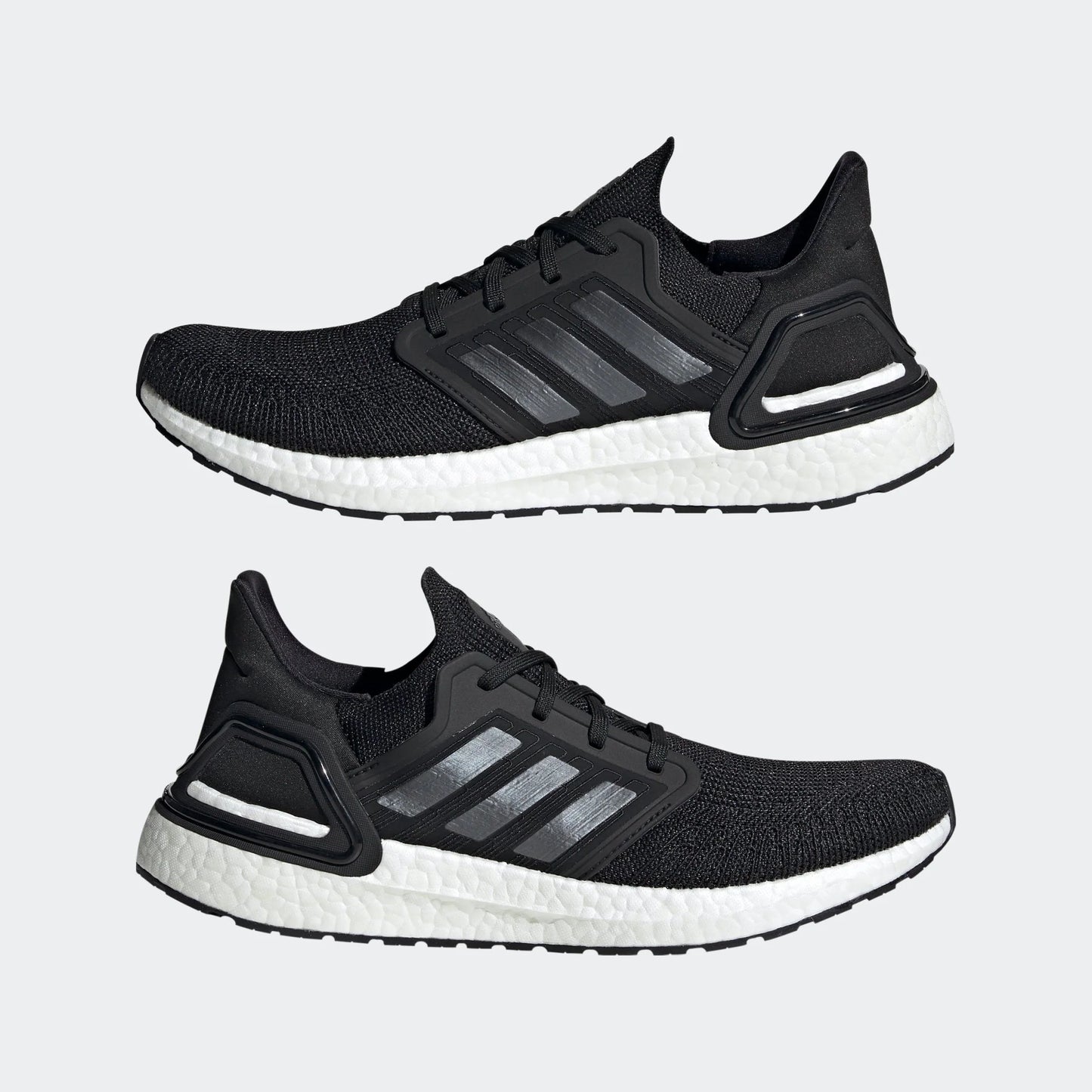 adidas Ultraboost 20 Black Night Metallic White