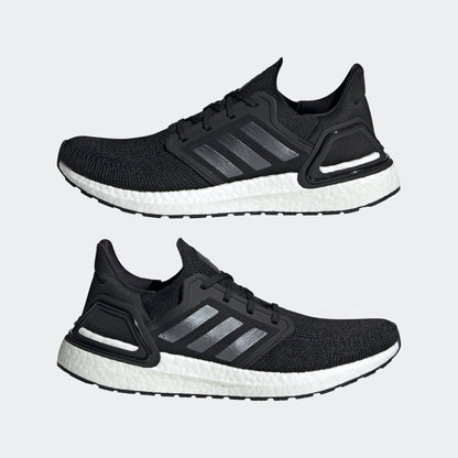 adidas Ultraboost 20 Black Night Metallic White
