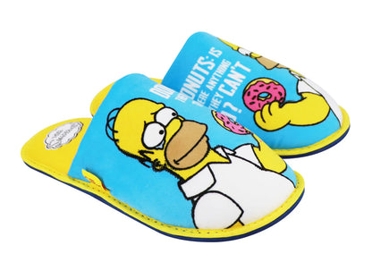 Pantuflas ARRA Azul Amarillo de Homero para Hombre