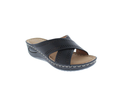 Sandalias Comfort Fit Negro para Mujer