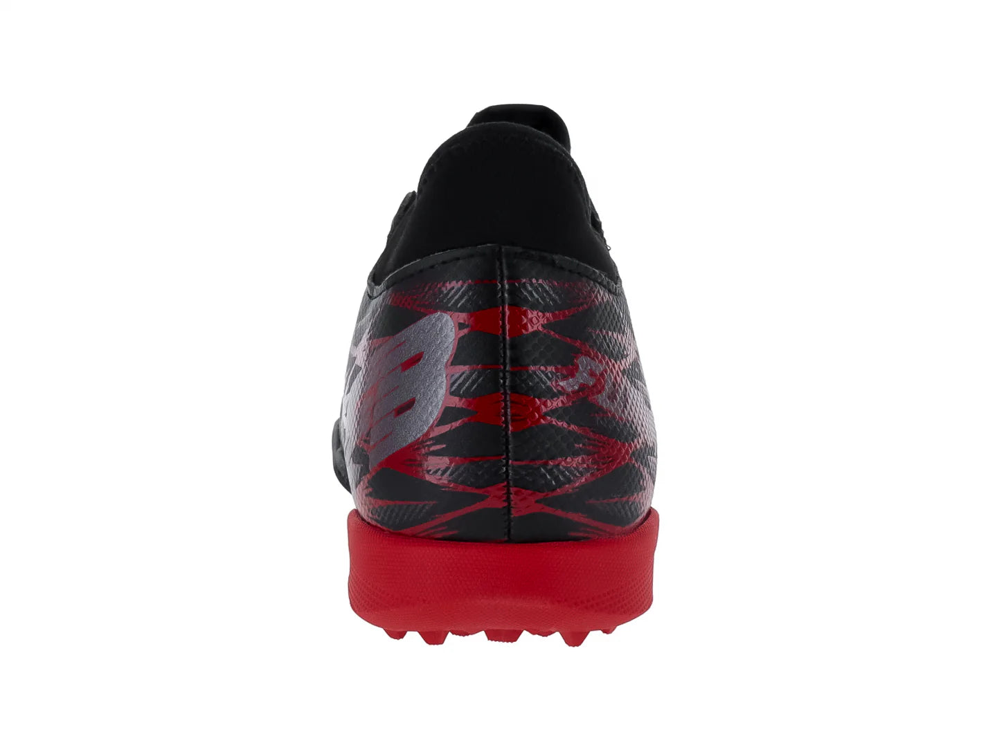 Tenis de Fútbol Furia Negro con Rojo para Niño