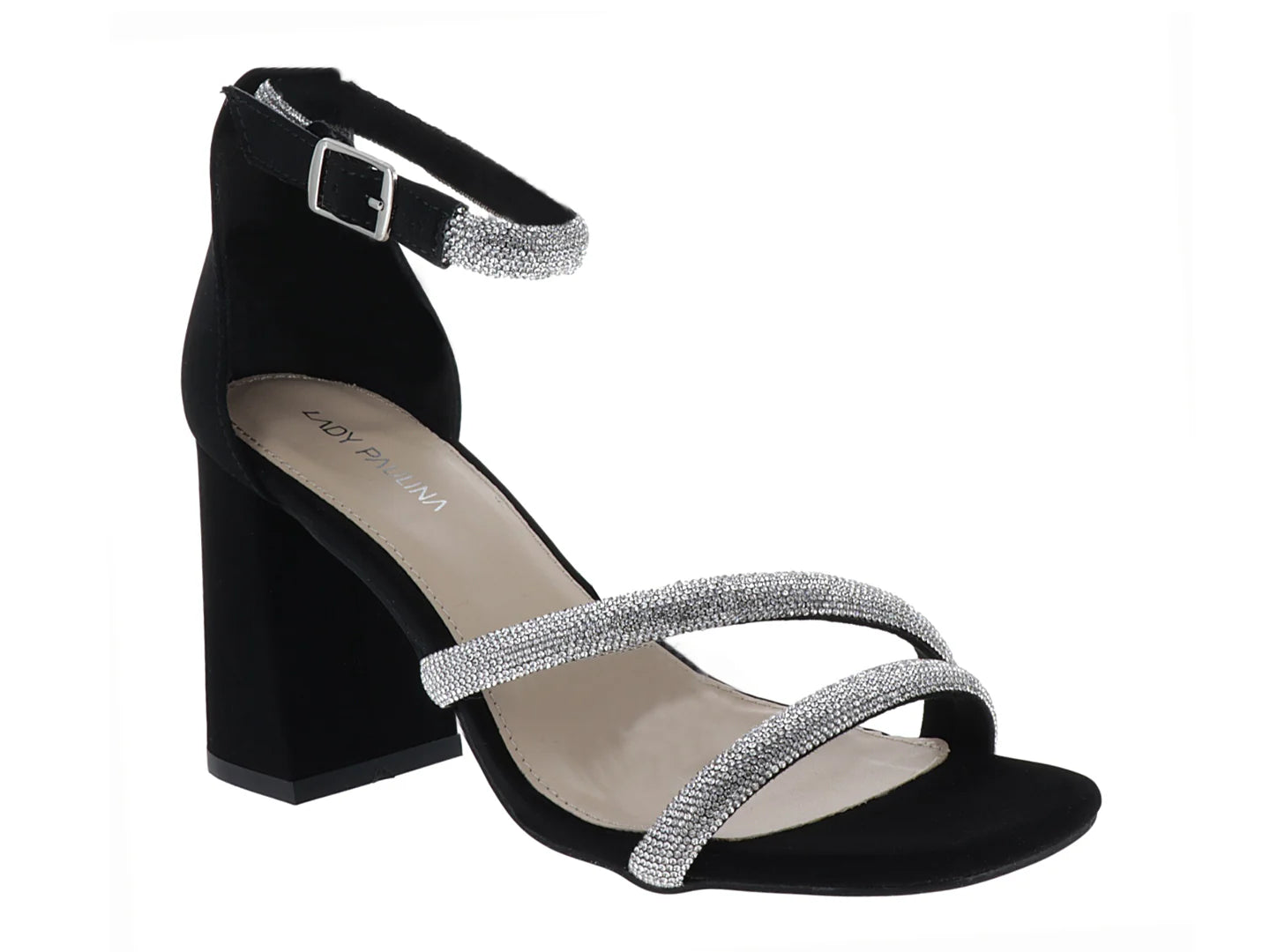 Sandalias Lady Paulina Negro para Mujer