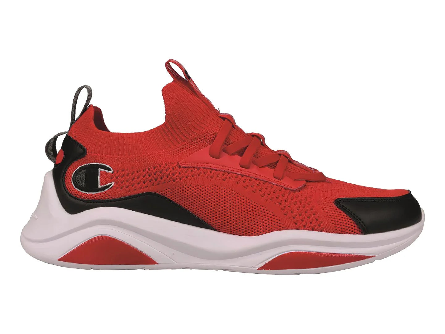 Tenis Champion Laces Rojo y Negro para Hombre