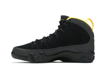 Jordan 9 Retro Dark Charcoal University Gold