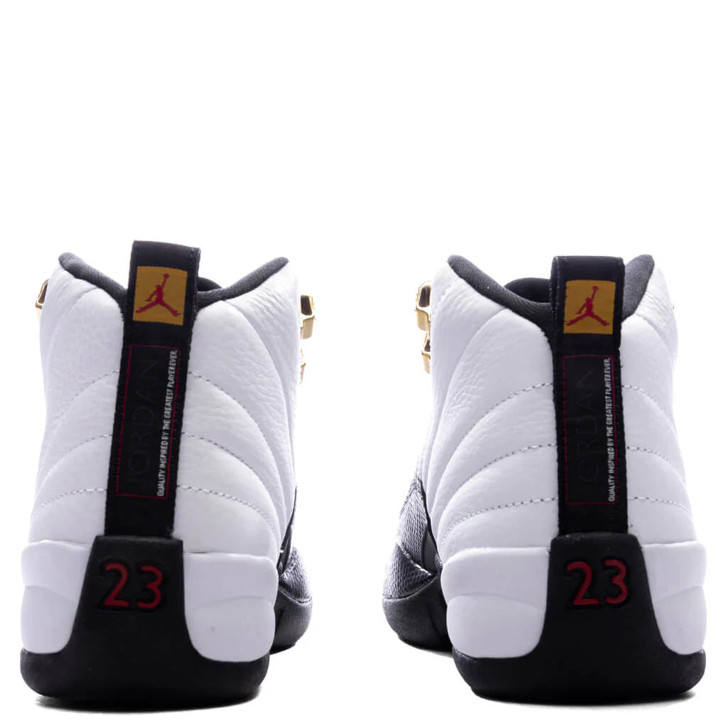 Air Jordan 12 Retro Taxi GS White Black Taxi
