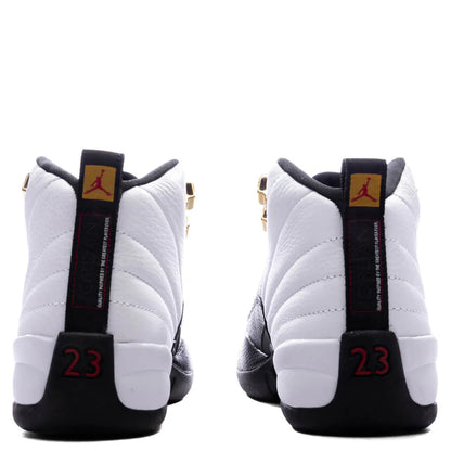 Air Jordan 12 Retro Taxi GS White Black Taxi