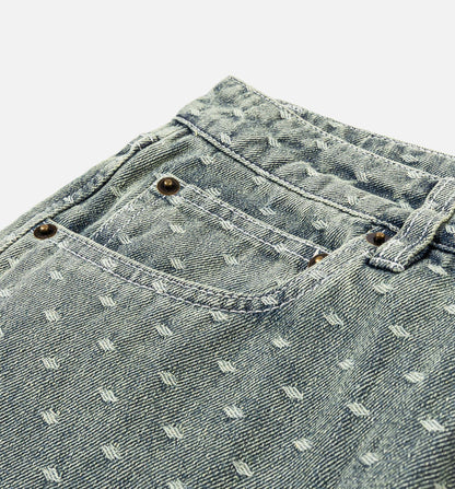 Dobby Mens Pant Blue