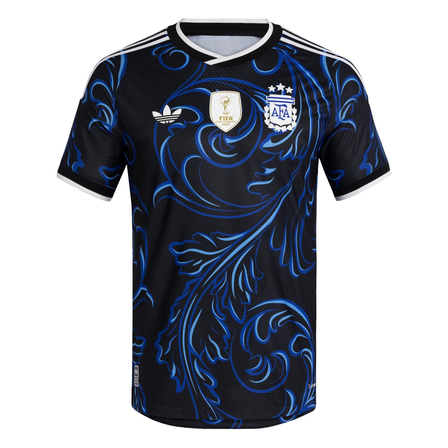 adidas Argentina Away Authentic Mens Soccer Jersey 2026 Black Blue