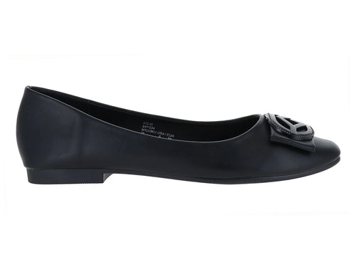 Zapatos Planos Roze Negros para Mujer
