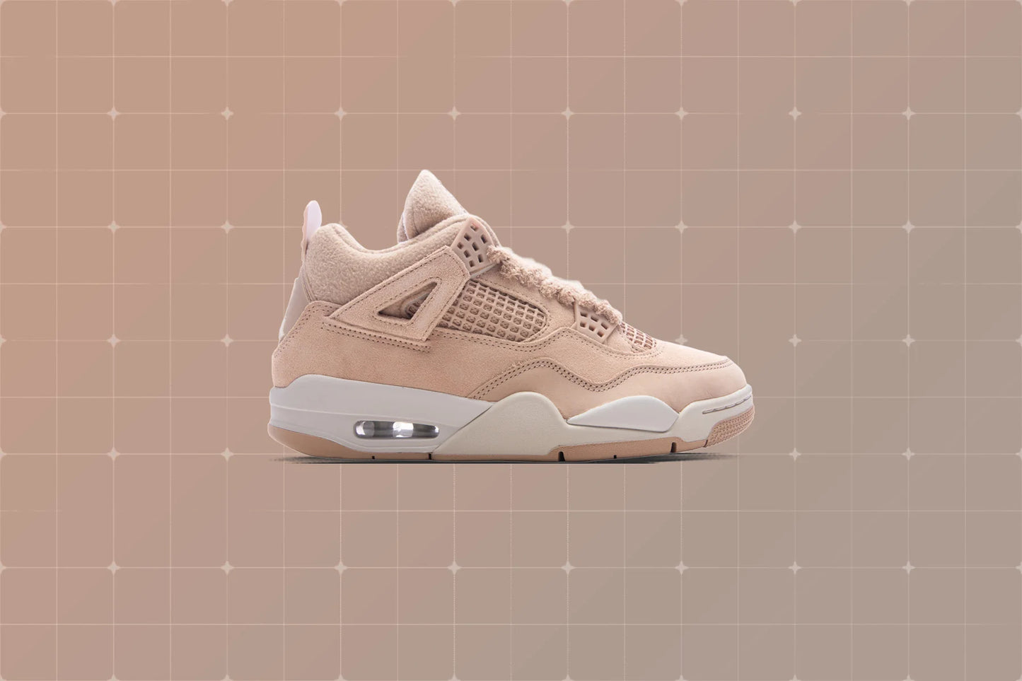 Womens Air Jordan 4 Retro Cozy Girl Hemp Light Orewood Brown