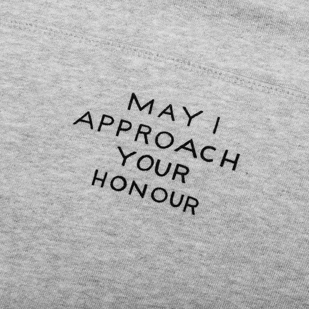 Clipped Wings Hooded Sweatshirt Heather Grey