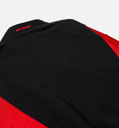 Willy Chavarria x Adidas Watsonville Mockneck Mens Jacket Black Red
