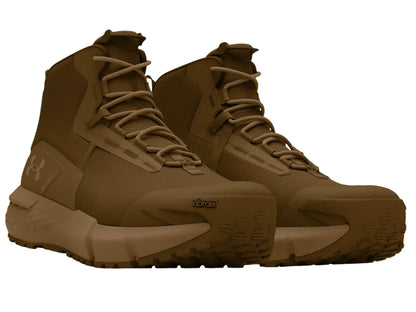 Botas Tácticas Under Armour Charged Valsetz Mid Color Marrón
