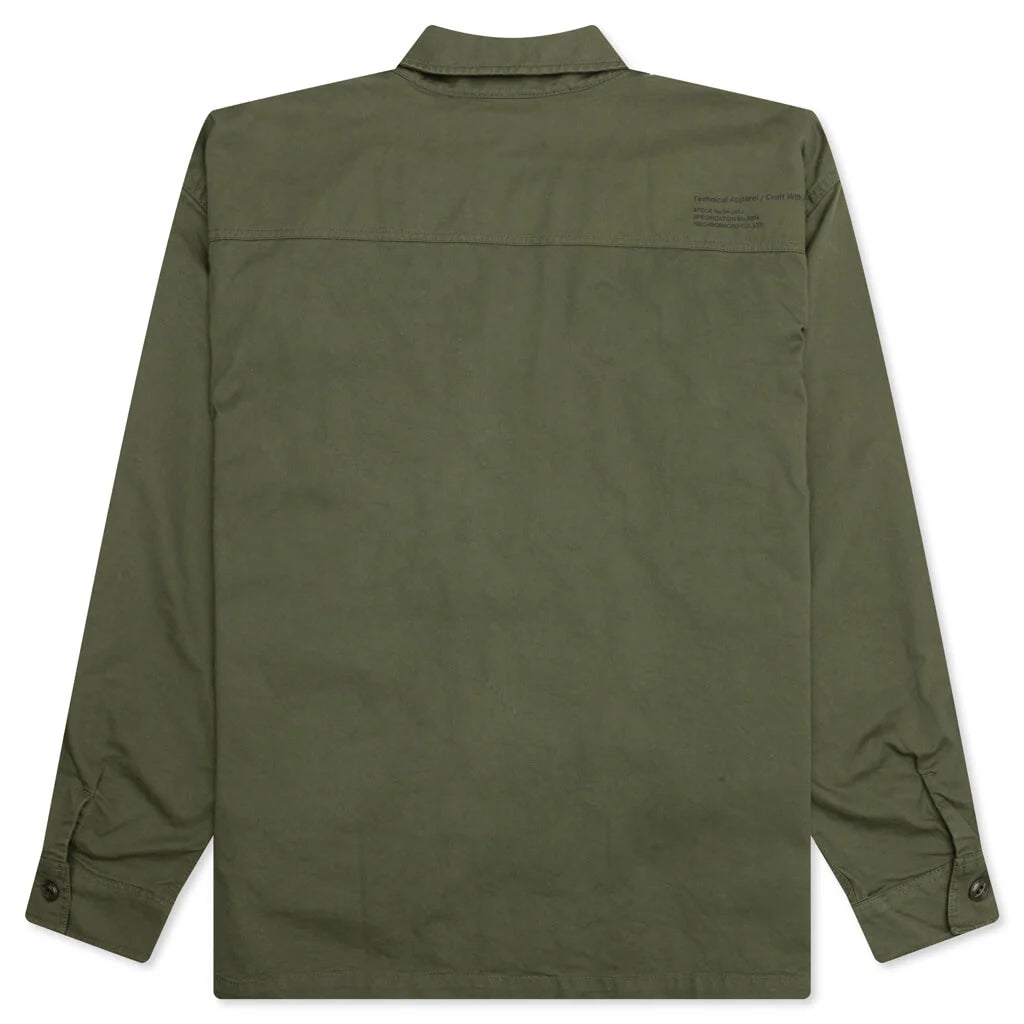 BDU Shirt L S Olive Drab