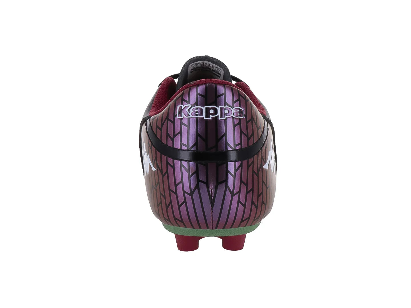 Tenis de Fútbol Kappa Negro y Verde para Niño