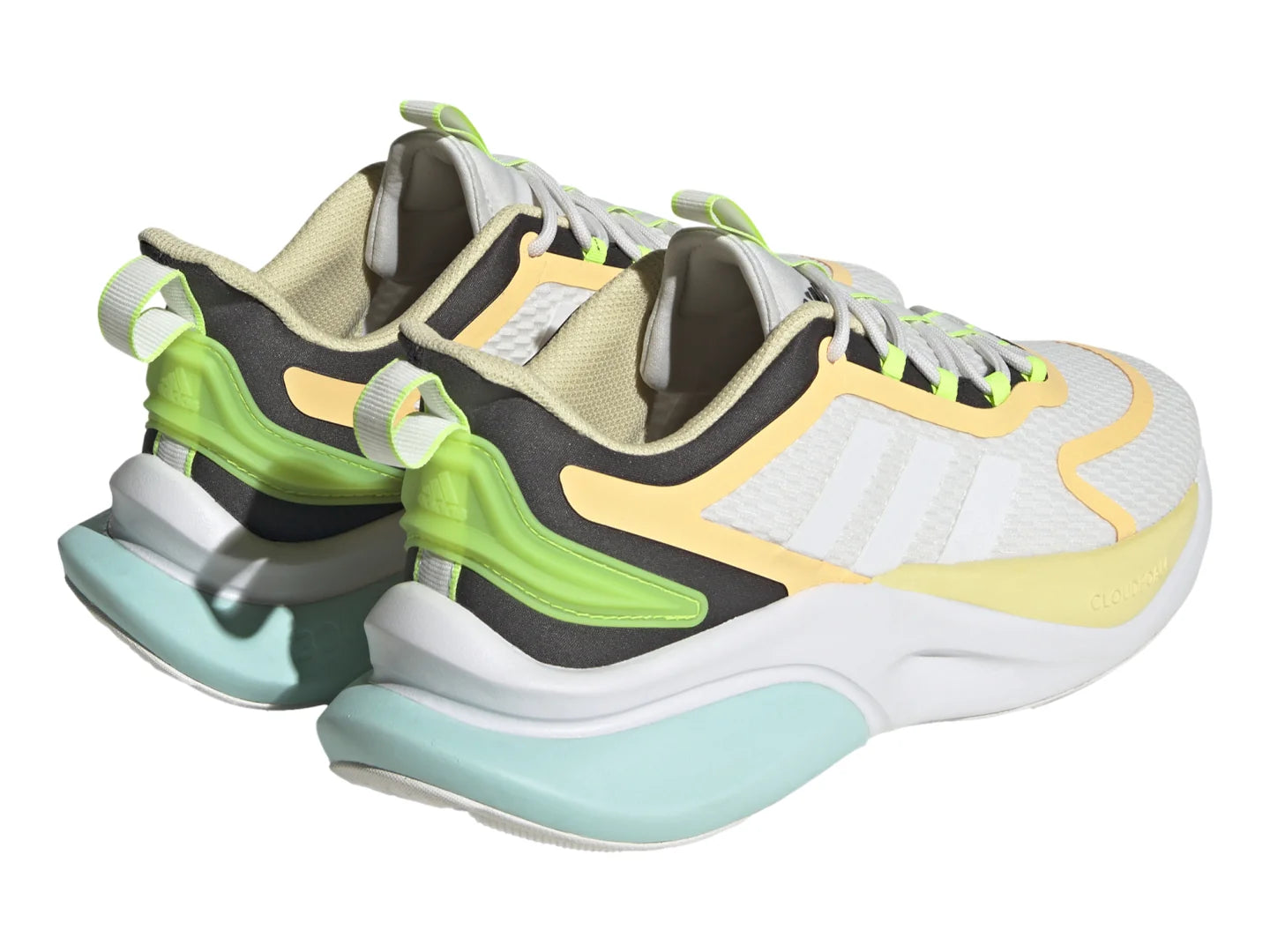Tenis Adidas Alphabounce Blanco y Aqua para Hombre