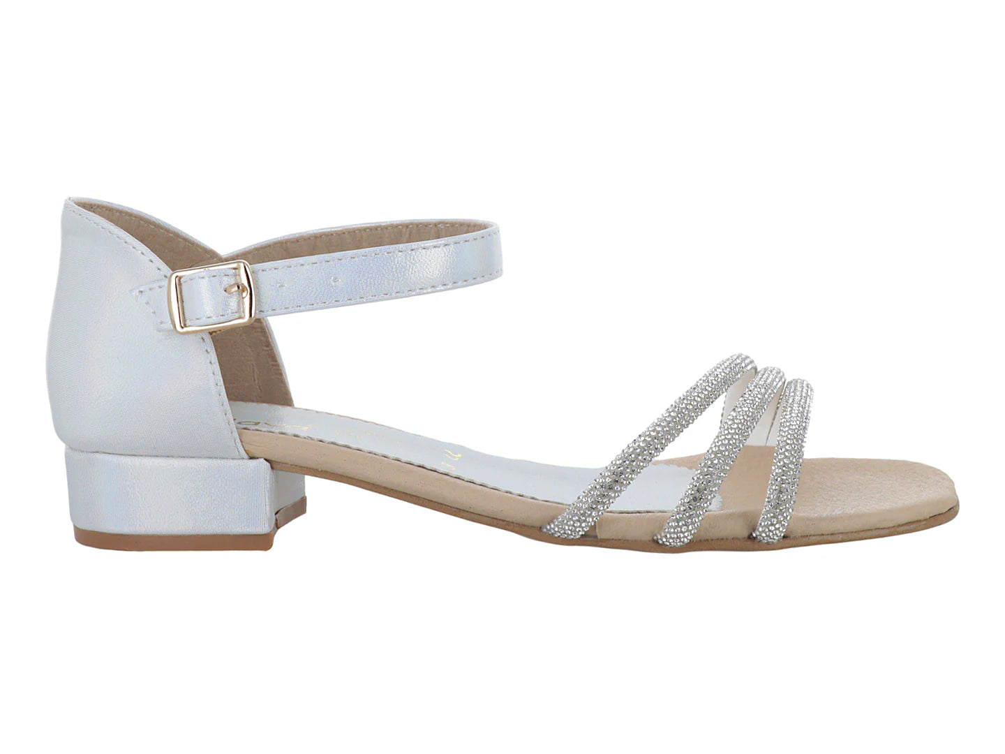 Sandalias Miroslava Plata para Niña