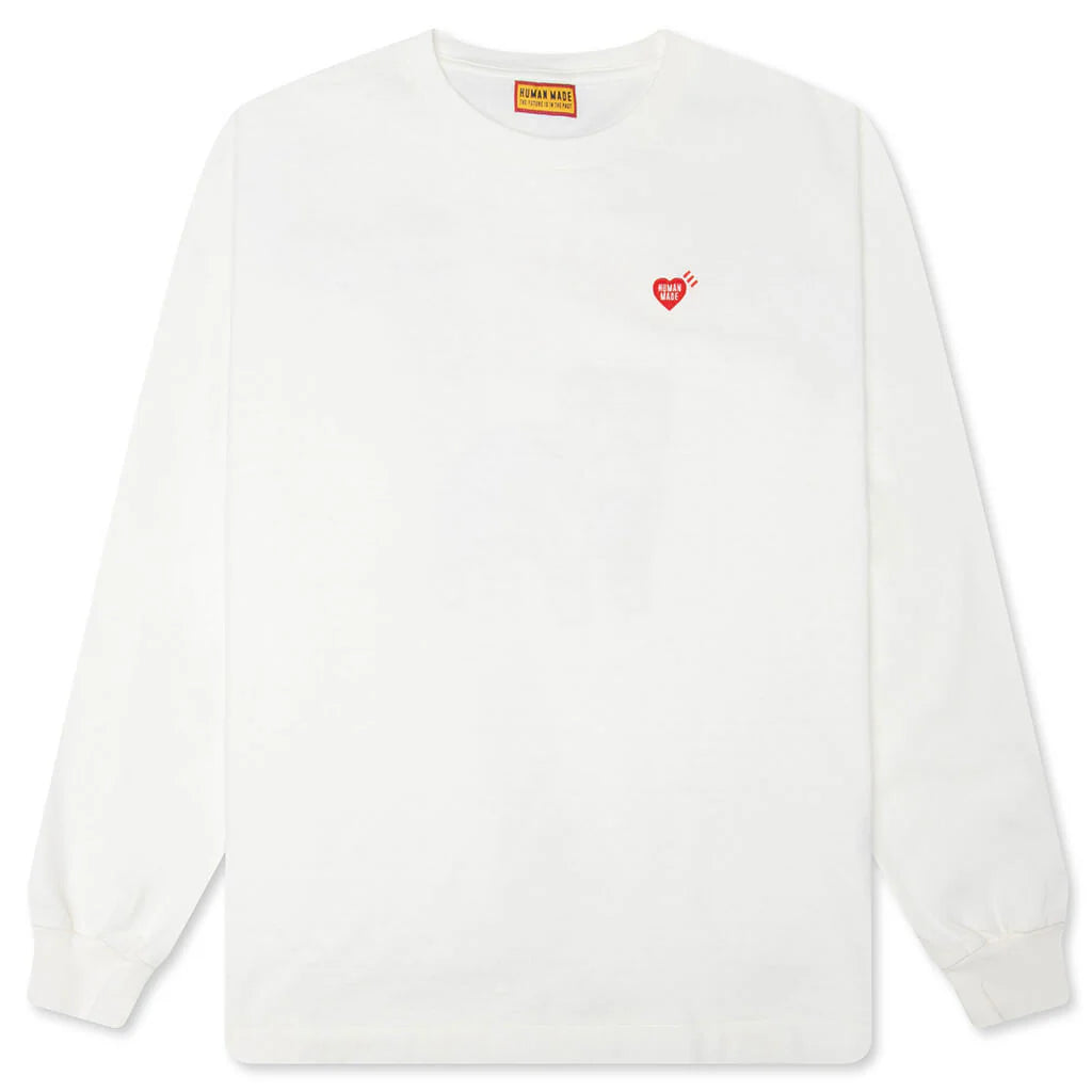 Graphic L S T Shirt 37 White
