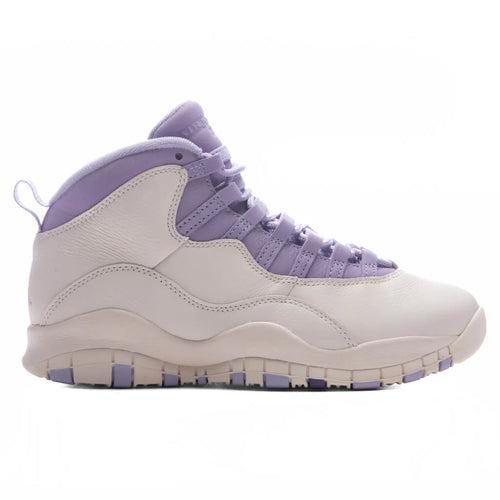 Womens Air Jordan 10 Retro Hydrangeas Chalk Wild Grape Hydrangeas