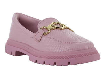 Zapatos Mocasines Molekinha Rosa para Niña
