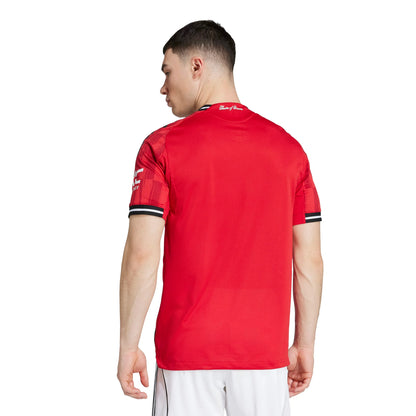 adidas Manchester United Home Authentic Mens Soccer Jersey 25 26 Red