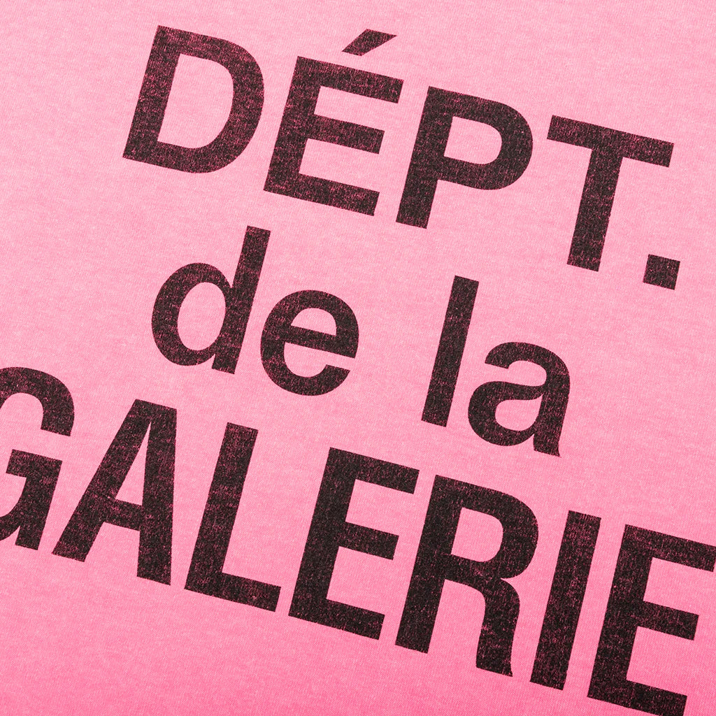 French Tee Fluorescent Pink