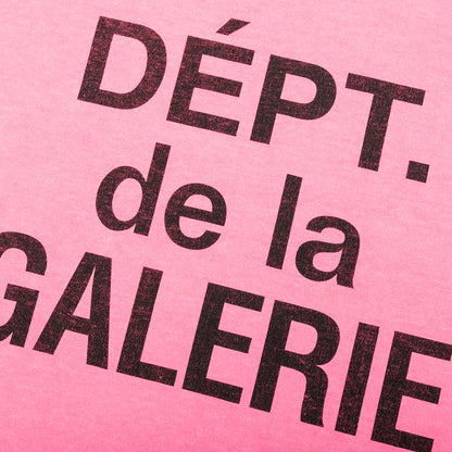 French Tee Fluorescent Pink