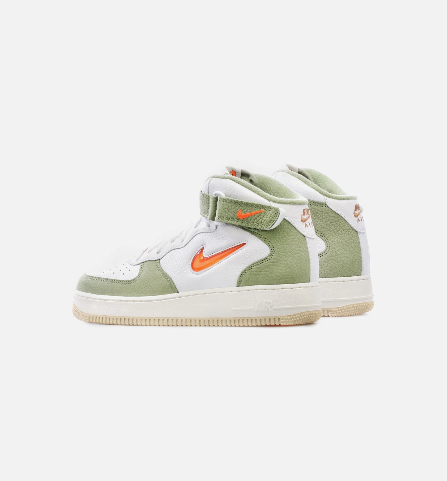 Air Force 1 Mid 07 Mens Lifestyle Shoe Green Orange