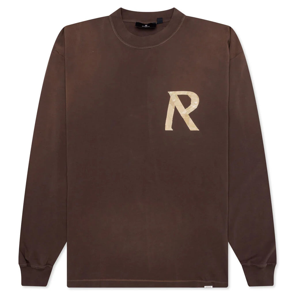 Masking Tape Initial L S T Shirt Cedar