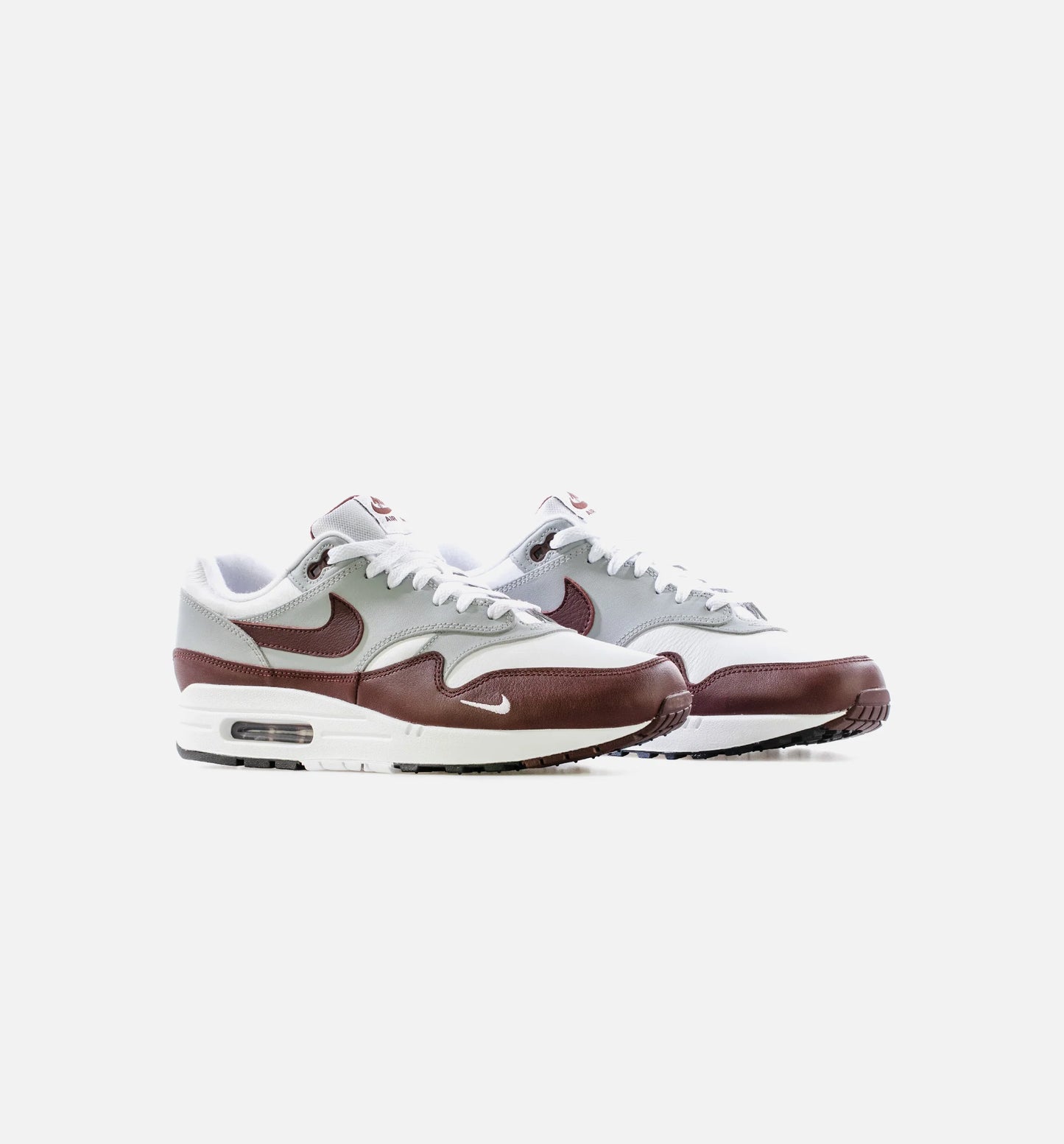 Air Max 1 Wolf Grey Mens Lifestyle Shoe White Brown