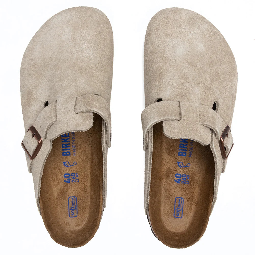 Wide Boston Soft Footbed Taupe