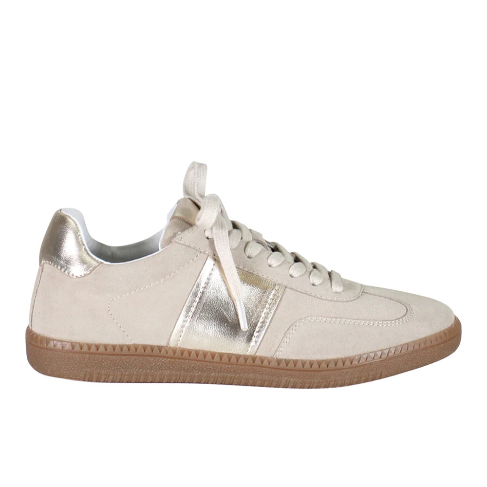 This Tle Metallic Lace Up Sneakers
