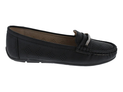 Zapatos Mocasines Comfort Fit Negro para Mujer