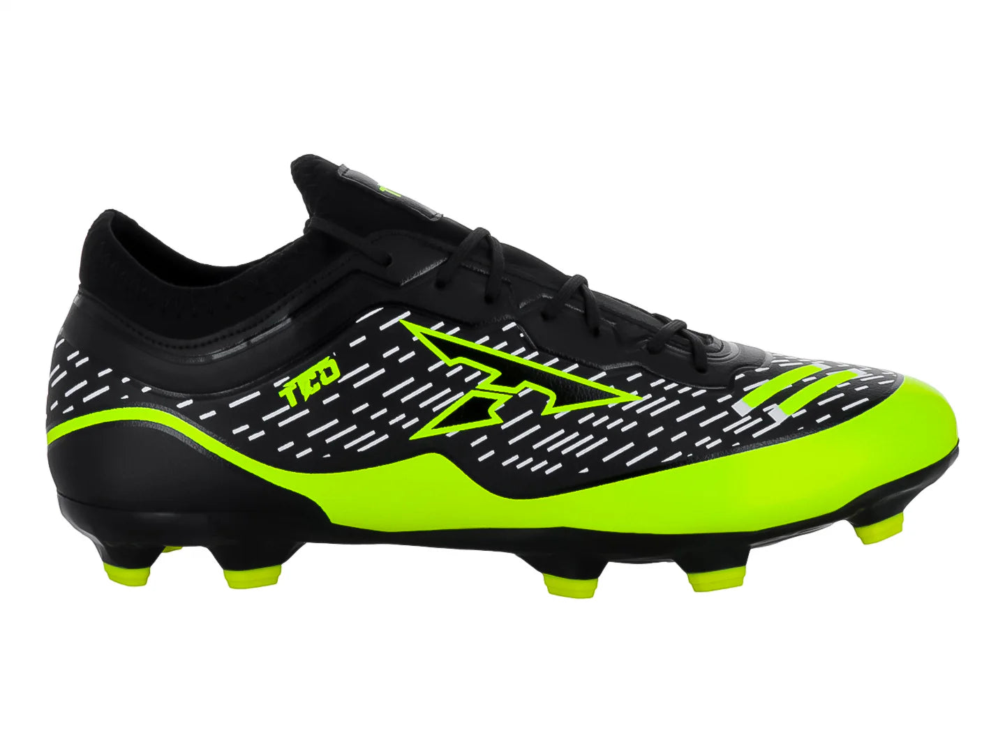 Tenis de Fútbol Leon Trucco Negro Amarillo Neón para Hombre