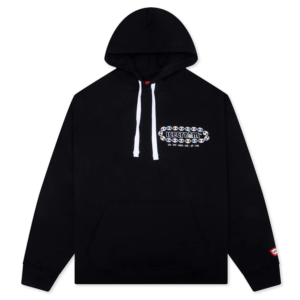 Chain Hoodie Black