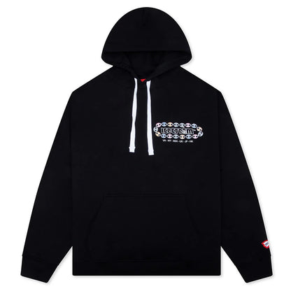 Chain Hoodie Black