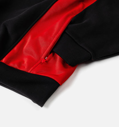 Willy Chavarria x Adidas Watsonville Mockneck Mens Jacket Black Red