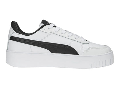 Tenis PUMA Carina Street Blanco y Negro para Mujer