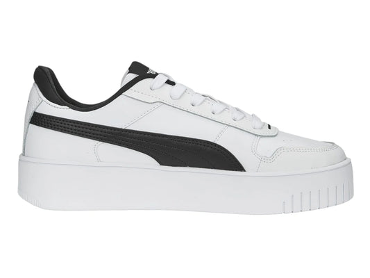 Tenis PUMA Carina Street Blanco y Negro para Mujer