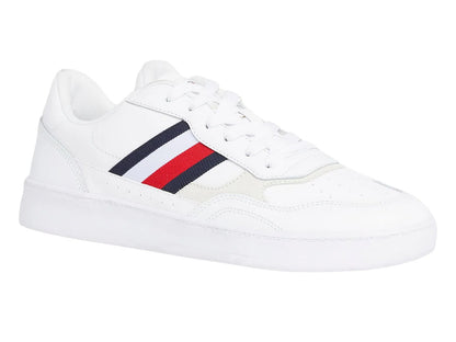 Tenis Tommy Hilfiger Court Cupsole Retro Blancos para Hombre