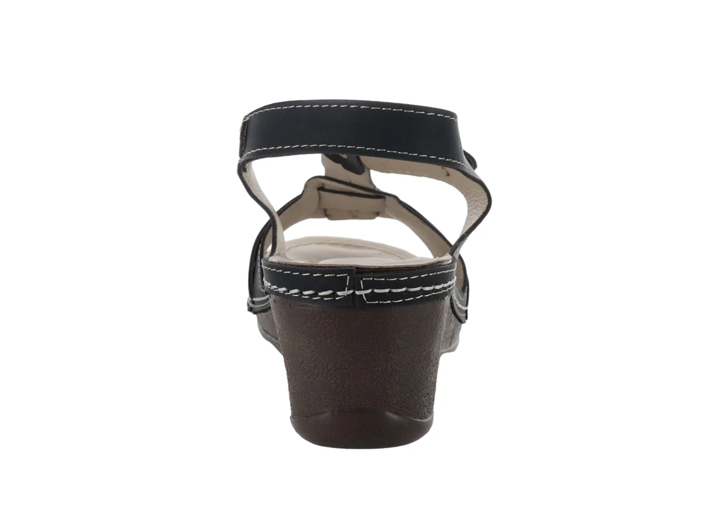 Sandalias Plataforma MeliAna Olmeca Negro para Mujer