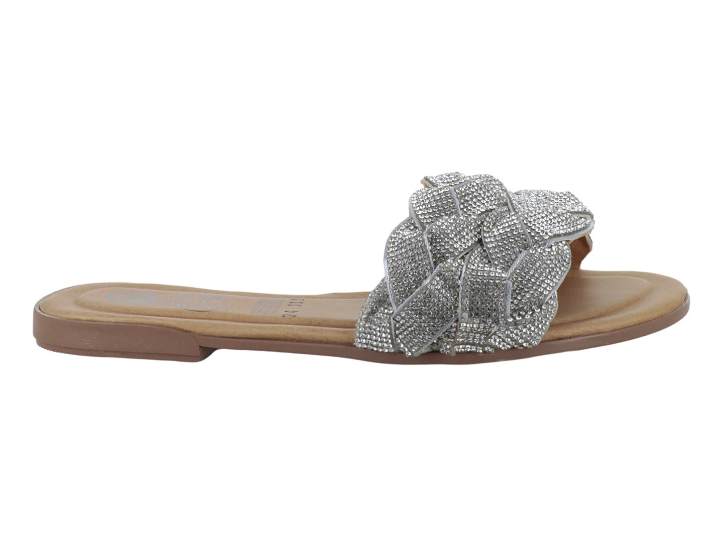 Sandalias Luna Rosa Color Plata para Mujer