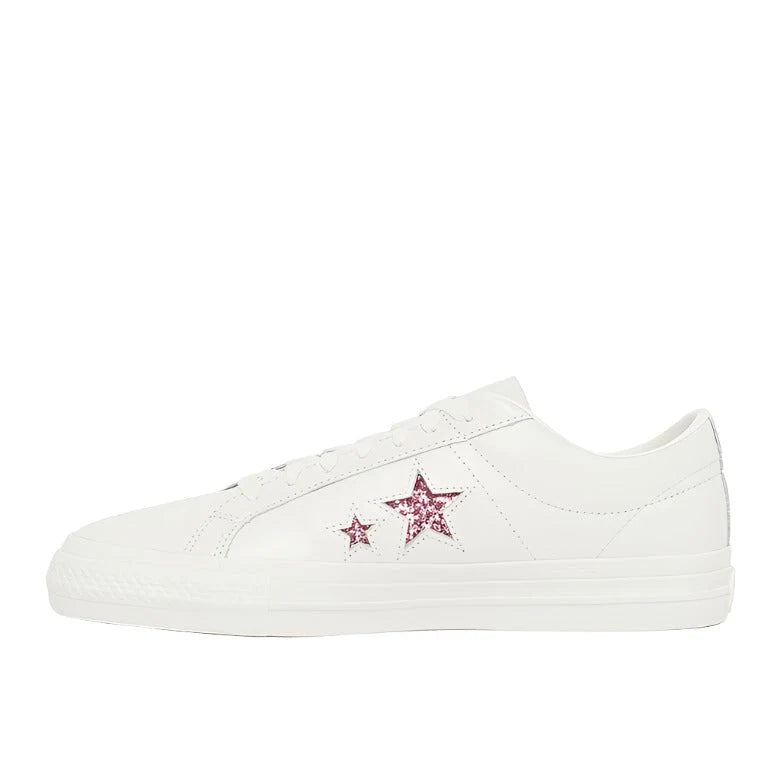 Women's Converse X Turnstile One Star Pro Ox - White/Pink