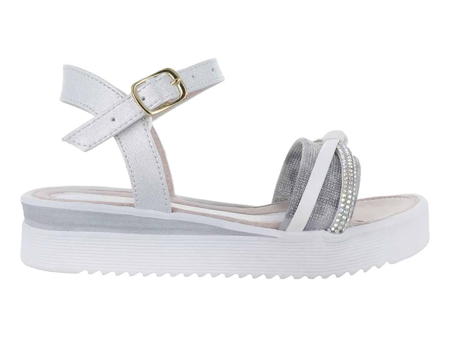 Sandalias Viris Blancas para Niña