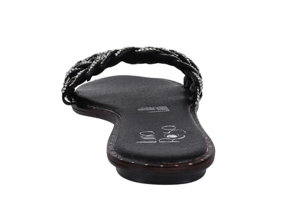 Sandalias Luna Rosa Negro para Mujer