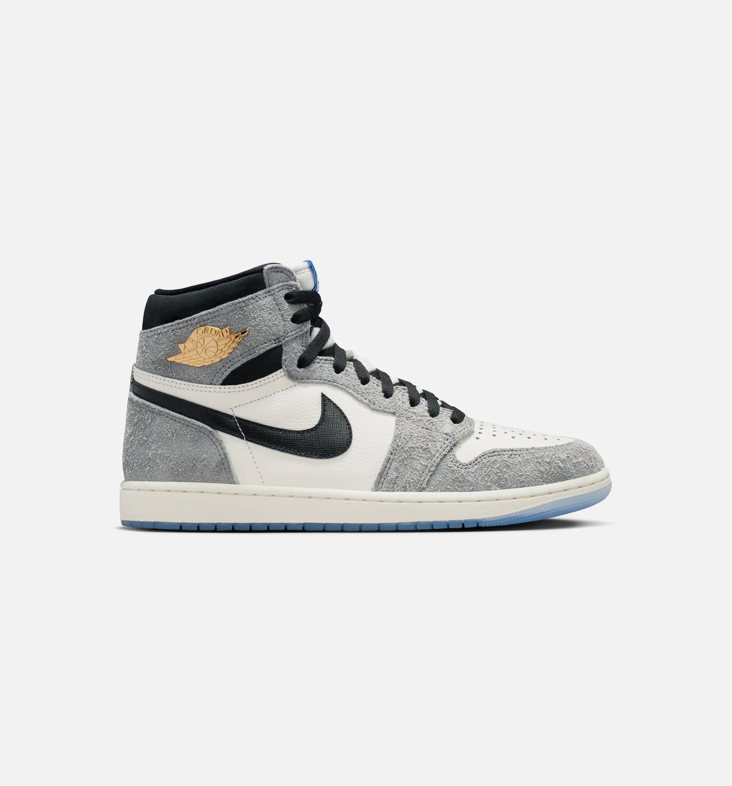 Air Jordan 1 Retro High OG Cool Grey Mens Lifestyle Shoe Cool Grey Black Sail Game Royal White