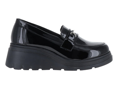 Zapatos Mocasines Green Love Negro para Mujer