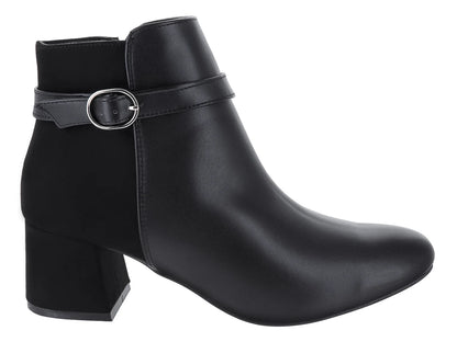Botines Lady Paulina Negros para Mujer