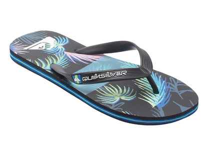Sandalias Quiksilver Molokai Art Negro y Azul para Hombre