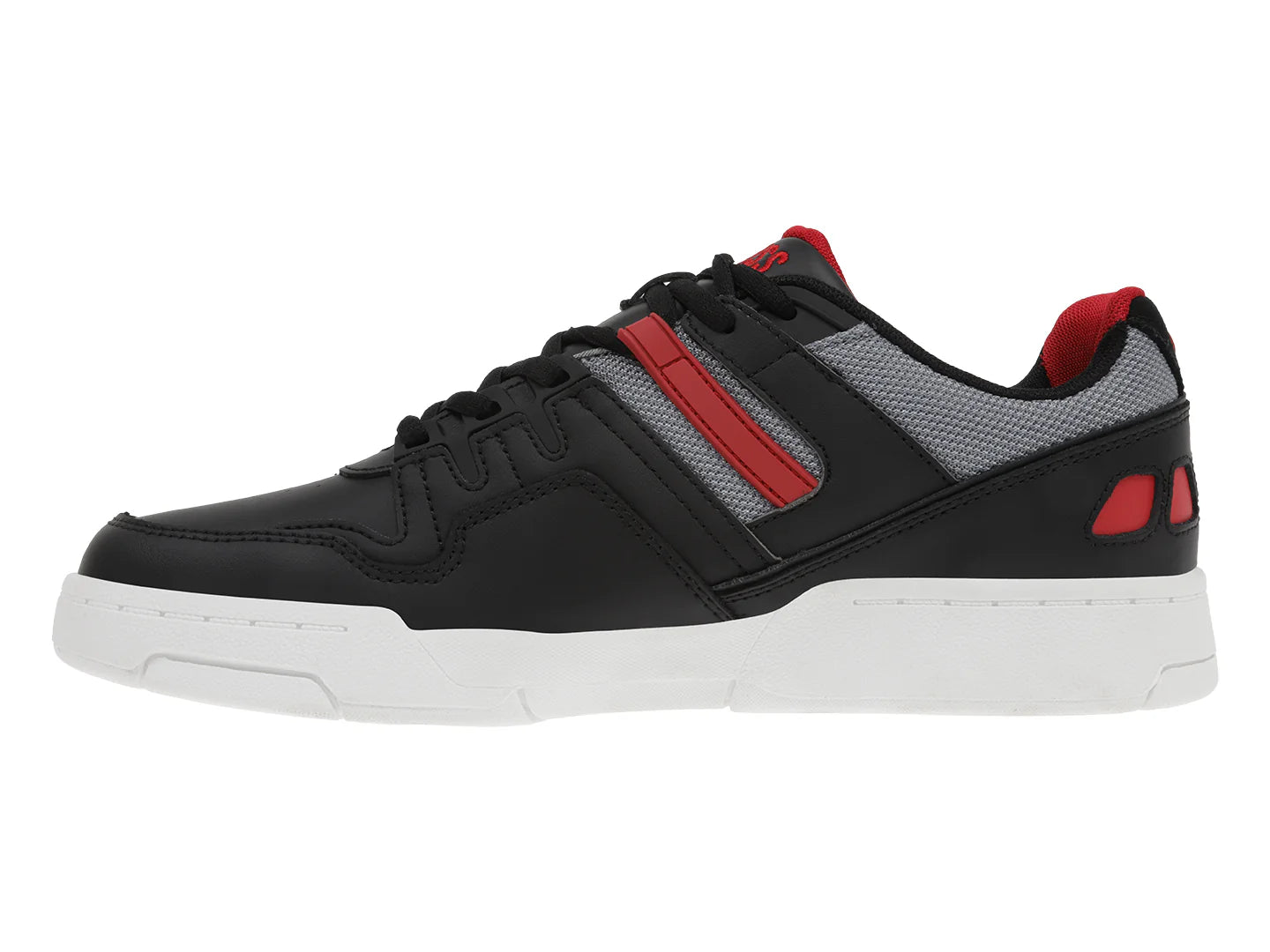 Tenis K Swiss Match Rival Negro Rojo Gris para Hombre
